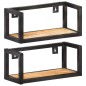 vidaXL Wandregale 2 Stk. 40 cm Raues Mangoholz vidaXL Wandregale 2 Stk. 40 cm Raues Mangoholz