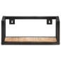 vidaXL Wandregale 2 Stk. 40 cm Raues Mangoholz vidaXL Wandregale 2 Stk. 40 cm Raues Mangoholz