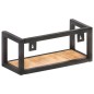 vidaXL Wandregale 2 Stk. 40 cm Raues Mangoholz vidaXL Wandregale 2 Stk. 40 cm Raues Mangoholz