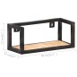 vidaXL Wandregale 2 Stk. 40 cm Raues Mangoholz vidaXL Wandregale 2 Stk. 40 cm Raues Mangoholz