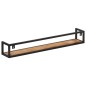 vidaXL Wandregale 2 Stk. 120 cm Raues Mangoholz vidaXL Wandregale 2 Stk. 120 cm Raues Mangoholz