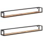 vidaXL Wandregale 2 Stk. 160 cm Massivholz Akazie vidaXL Wandregale 2 Stk. 160 cm Massivholz Akazie