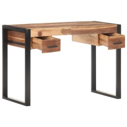 vidaXL Schreibtisch 110x50x76 cm Massivholz mit Palisander-Finish  
