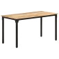 vidaXL Esstisch 140x70x76 cm Raues Mangoholz vidaXL Esstisch 140x70x76 cm Raues Mangoholz