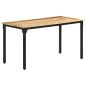 vidaXL Esstisch 140x70x76 cm Raues Mangoholz vidaXL Esstisch 140x70x76 cm Raues Mangoholz