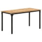 vidaXL Esstisch 140x70x76 cm Raues Mangoholz vidaXL Esstisch 140x70x76 cm Raues Mangoholz