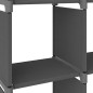 vidaXL Würfel-Regal 6 Fächer Grau 103x30x72,5 cm Stoff vidaXL Würfel-Regal 6 Fächer Grau 103x30x72,5 cm Stoff