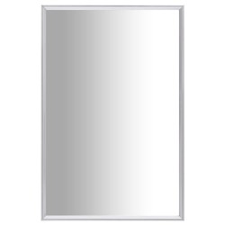 vidaXL Spiegel Silbern 60x40 cm