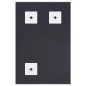 vidaXL Spiegel Silbern 60x40 cm vidaXL Spiegel Silbern 60x40 cm