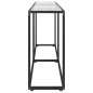 vidaXL Konsolentisch Transparent 180x35x75,5 cm Hartglas vidaXL Konsolentisch Transparent 180x35x75,5 cm Hartglas