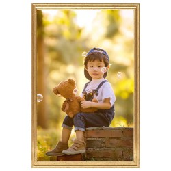 vidaXL Bilderrahmen Collage 5 Stk. für Wand Golden 42x59,4 cm MDF