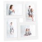 vidaXL Collage Bilderrahmen für 4x(13x18 cm) Fotos Weiß MDF vidaXL Collage Bilderrahmen für 4x(13x18 cm) Fotos Weiß MDF
