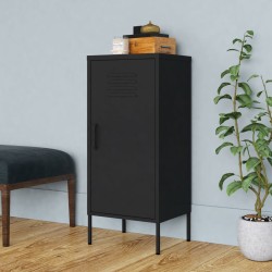 vidaXL Lagerschrank Schwarz 42,5x35x101,5 cm Stahl    