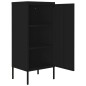 vidaXL Lagerschrank Schwarz 42,5x35x101,5 cm Stahl vidaXL Lagerschrank Schwarz 42,5x35x101,5 cm Stahl