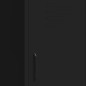vidaXL Lagerschrank Schwarz 42,5x35x101,5 cm Stahl vidaXL Lagerschrank Schwarz 42,5x35x101,5 cm Stahl