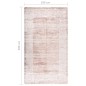 vidaXL Teppich Waschbar 190x300 cm Beige Rutschfest vidaXL Teppich Waschbar 190x300 cm Beige Rutschfest