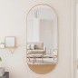 vidaXL Wandspiegel Golden 40x90 cm Oval vidaXL Wandspiegel Golden 40x90 cm Oval