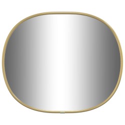 vidaXL Wandspiegel Golden 30x25 cm