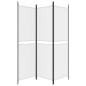 vidaXL 3-tlg. Paravent Weiß 150x180 cm Stoff vidaXL 3-tlg. Paravent Weiß 150x180 cm Stoff