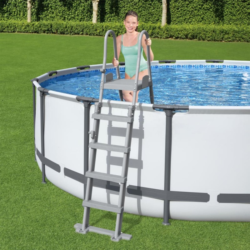 Bestway Pool-Sicherheitsleiter mit 4 Stufen Flowclear 132 cm Bestway Pool-Sicherheitsleiter mit 4 Stufen Flowclear 132 cm