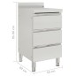 vidaXL Gastro-Küchenschränke 2 Stk. Edelstahl vidaXL Gastro-Küchenschränke 2 Stk. Edelstahl