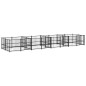vidaXL Outdoor-Hundezwinger Stahl 15,02 m² vidaXL Outdoor-Hundezwinger Stahl 15,02 m²