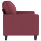 vidaXL 2-Sitzer-Sofa Weinrot 140 cm Stoff vidaXL 2-Sitzer-Sofa Weinrot 140 cm Stoff