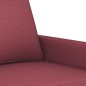 vidaXL 2-Sitzer-Sofa Weinrot 140 cm Stoff vidaXL 2-Sitzer-Sofa Weinrot 140 cm Stoff
