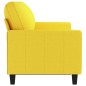 vidaXL 3-Sitzer-Sofa Hellgelb 180 cm Stoff vidaXL 3-Sitzer-Sofa Hellgelb 180 cm Stoff