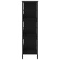 vidaXL Bücherregal Schwarz 78,5x33x117,5 cm Holzwerkstoff vidaXL Bücherregal Schwarz 78,5x33x117,5 cm Holzwerkstoff
