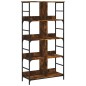 vidaXL Bücherregal Räuchereiche 78,5x33x153 cm Holzwerkstoff vidaXL Bücherregal Räuchereiche 78,5x33x153 cm Holzwerkstoff