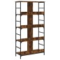 vidaXL Bücherregal Räuchereiche 78,5x33x153 cm Holzwerkstoff vidaXL Bücherregal Räuchereiche 78,5x33x153 cm Holzwerkstoff