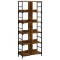 vidaXL Bücherregal Räuchereiche 78,5x33x188,5 cm Holzwerkstoff vidaXL Bücherregal Räuchereiche 78,5x33x188,5 cm Holzwerkstoff