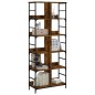 vidaXL Bücherregal Räuchereiche 78,5x33x188,5 cm Holzwerkstoff vidaXL Bücherregal Räuchereiche 78,5x33x188,5 cm Holzwerkstoff