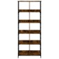 vidaXL Bücherregal Räuchereiche 78,5x33x188,5 cm Holzwerkstoff vidaXL Bücherregal Räuchereiche 78,5x33x188,5 cm Holzwerkstoff