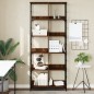 vidaXL Bücherregal Braun Eichen-Optik 78,5x33x188,5 cm Holzwerkstoff vidaXL Bücherregal Braun Eichen-Optik 78,5x33x188,5 cm Holzwerkstoff