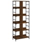 vidaXL Bücherregal Braun Eichen-Optik 78,5x33x188,5 cm Holzwerkstoff vidaXL Bücherregal Braun Eichen-Optik 78,5x33x188,5 cm Holzwerkstoff
