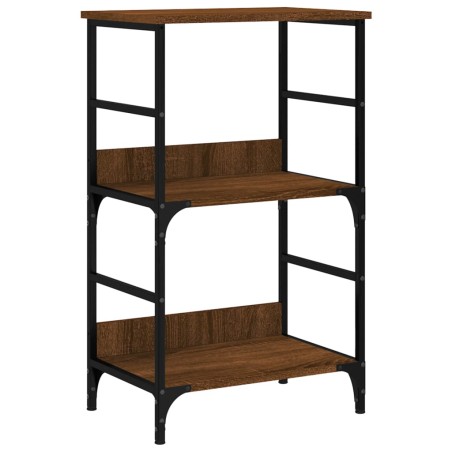 vidaXL Bücherregal Braun Eichen-Optik 50x33x82 cm Holzwerkstoff