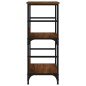 vidaXL Bücherregal Braun Eichen-Optik 50x33x82 cm Holzwerkstoff vidaXL Bücherregal Braun Eichen-Optik 50x33x82 cm Holzwerkstoff