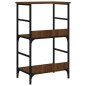 vidaXL Bücherregal Braun Eichen-Optik 50x33x82 cm Holzwerkstoff vidaXL Bücherregal Braun Eichen-Optik 50x33x82 cm Holzwerkstoff