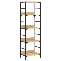 vidaXL Bücherregal Sonoma-Eiche 50x33x153 cm Holzwerkstoff