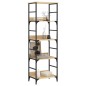 vidaXL Bücherregal Sonoma-Eiche 50x33x153 cm Holzwerkstoff vidaXL Bücherregal Sonoma-Eiche 50x33x153 cm Holzwerkstoff