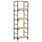 vidaXL Bücherregal Sonoma-Eiche 50x33x153 cm Holzwerkstoff vidaXL Bücherregal Sonoma-Eiche 50x33x153 cm Holzwerkstoff