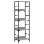 vidaXL Bücherregal Grau Sonoma 50x33x153 cm Holzwerkstoff vidaXL Bücherregal Grau Sonoma 50x33x153 cm Holzwerkstoff