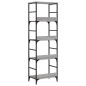 vidaXL Bücherregal Grau Sonoma 50x33x153 cm Holzwerkstoff vidaXL Bücherregal Grau Sonoma 50x33x153 cm Holzwerkstoff