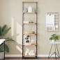 vidaXL Bücherregal Sonoma-Eiche 50x33x188,5 cm Holzwerkstoff vidaXL Bücherregal Sonoma-Eiche 50x33x188,5 cm Holzwerkstoff