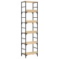 vidaXL Bücherregal Sonoma-Eiche 50x33x188,5 cm Holzwerkstoff vidaXL Bücherregal Sonoma-Eiche 50x33x188,5 cm Holzwerkstoff