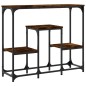 vidaXL Konsolentisch Räuchereiche 89,5x28x76 cm Holzwerkstoff vidaXL Konsolentisch Räuchereiche 89,5x28x76 cm Holzwerkstoff