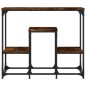 vidaXL Konsolentisch Räuchereiche 89,5x28x76 cm Holzwerkstoff vidaXL Konsolentisch Räuchereiche 89,5x28x76 cm Holzwerkstoff