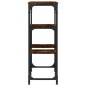 vidaXL Konsolentisch Räuchereiche 89,5x28x76 cm Holzwerkstoff vidaXL Konsolentisch Räuchereiche 89,5x28x76 cm Holzwerkstoff